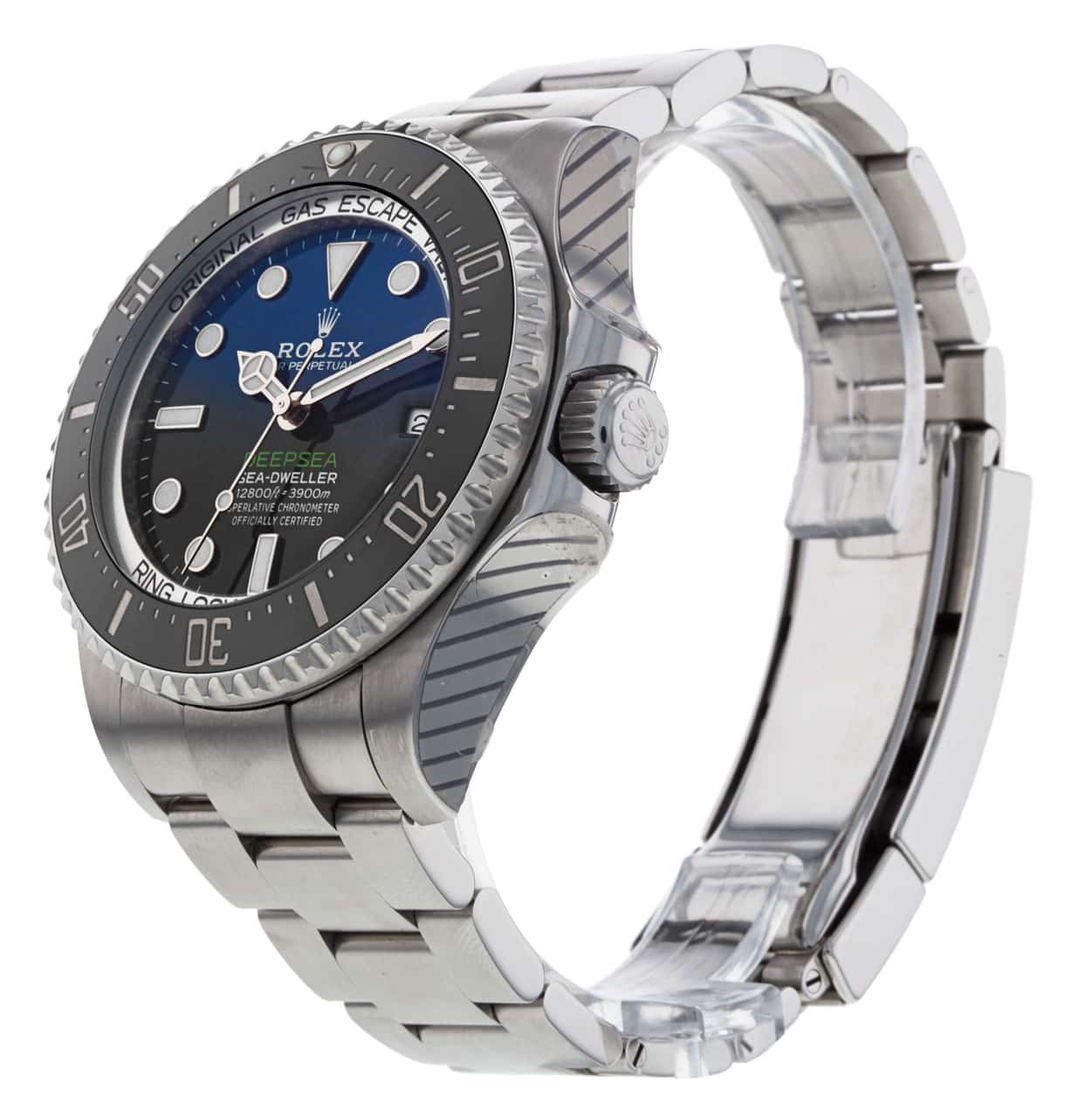 Rolex Deepsea Black Blue Dial Bracelet Strap